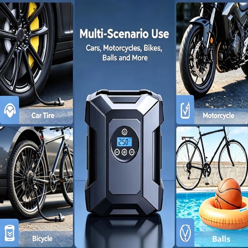 Car air tire pump inflator - car,